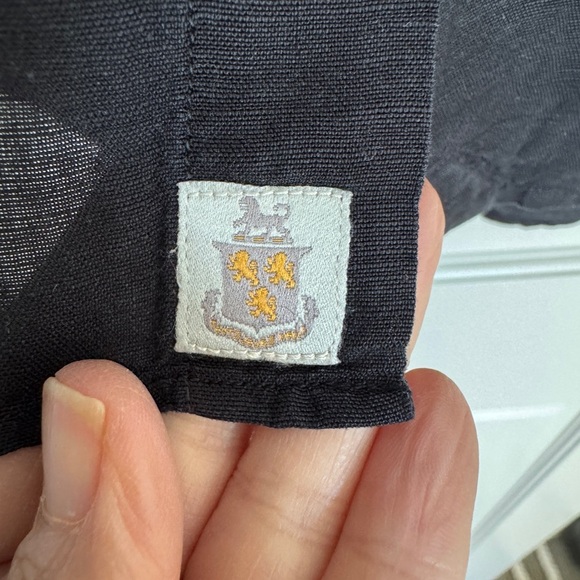 Robert Talbott Carmel Mens Gray Button Front Shirt S Linen - Picture 2 of 10